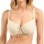 Offwhitefarbene Sans Complexe Bikini-Tops in 105D für Damen 