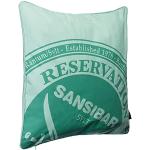 Grüne Sansibar Bio Sofakissen & Dekokissen aus Baumwolle 45x45 1-teilig 