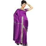 Lila Ethno Saris aus Seide für Damen Einheitsgröße 