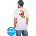 Weiße Santa Cruz Screaming Hand T-Shirts zu Weihnachten für Herren Größe XL 