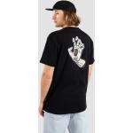 Schwarze Streetwear Santa Cruz T-Shirts aus Baumwolle für Herren Größe L 