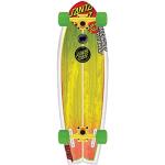 Santa Cruz Skateboard Longboard Landshark, white/rasta, 8.8" x 27.7", 11111855