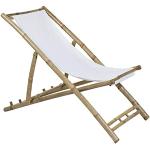 Weiße Esszimmerstühle & Küchenstühle aus Bambus klappbar Breite 100-150cm, Höhe 100-150cm, Tiefe 50-100cm 