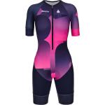 SANTINI Damen X Ironman Koa Tri Suit, Größe L, Triathlon Einteiler, Triathlon Be