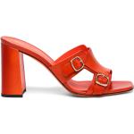 Reduzierte Orange Elegante SANTONI High Heels & Stiletto-Pumps aus Leder für Damen Größe 40 