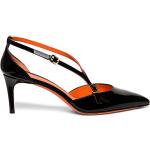 Reduzierte Schwarze Elegante SANTONI High Heels & Stiletto-Pumps mit Riemchen für Damen Größe 36,5 