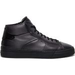 Graue SANTONI High Top Sneaker & Sneaker Boots mit Reißverschluss aus Leder für Herren Größe 41 