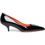 Schwarze Lack-Optik Elegante SANTONI High Heels & Stiletto-Pumps aus Lackleder für Damen Größe 39 