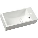 Reduzierte Weiße Handwaschbecken & Gäste-WC-Waschtische aus Marmor 