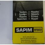 Sapim D-Light J-Bend Speichen + Nippel silber 276mm 100 Stück