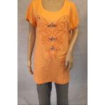 Orange Kurzärmelige Sarah Kern T-Shirts für Damen Größe M 