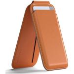 Orange Vegane iPhone 12 Hüllen aus Kunstleder mit Ständer 