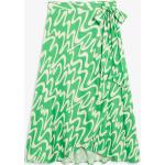 Grüne Monki Midi Slip Skirts & Satinröcke aus Satin für Damen Größe XS 