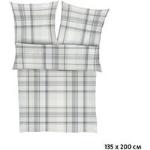 Reduzierte Graue IBENA Decken aus Textil 135x200 