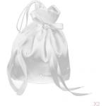 Weiße Brauttaschen & Brautbeutel mit Strass aus Satin für Damen für die Braut 