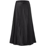 Reduzierte Schwarze TCHIBO Midi Slip Skirts & Satinröcke mit Reißverschluss aus Viskose für Damen Größe XL 