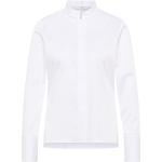 Weiße Eterna Stehkragen Festliche Blusen aus Baumwolle enganliegend für Damen Größe M 