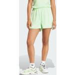 Grüne adidas Satin-Shorts aus Satin für Damen Größe L 