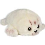 22 cm Plüschrobbe Seehund-Baby niedliche Plüsch/Stoff-Largha-Robbe grau-braun 
