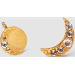 Goldene Topas Ohrringe aus vergoldet 18 Karat für Damen 