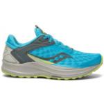 Blaue Saucony Trailrunning Schuhe für Damen Größe 39 