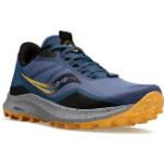 Blaue Saucony Peregrine 5 Trailrunning Schuhe atmungsaktiv für Damen Größe 40,5 