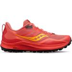 Rote Saucony Peregrine Trailrunning Schuhe Leicht für Damen Größe 38 
