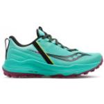 Grüne Saucony Xodus Trailrunning Schuhe für Damen Größe 37 