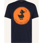 Dunkelblaue Save the Duck Nachhaltige T-Shirts aus Baumwolle für Herren Übergrößen 