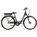 Saxonette E-Bike, Citybike, 3-Gang, 28″, RH: 45 cm, 374 W, 36 V, max. Reichweite: 100 km - schwarz schwarz