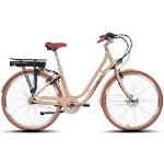 E-Bike SAXONETTE "CLASSIC PLUS 2.0" E-Bikes braun (cappuccino glanz) Elektro-Cityräder