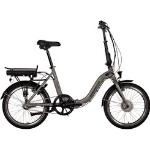 E-Bike SAXONETTE "Compact Plus 2.0" E-Bikes silberfarben (silber matt) Elektro-Falträder