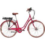 SAXONETTE E-Bike »Style Plus 2.0«, 3 Gang, Nabenschaltung, Frontmotor 250 W, (mit Akku-Ladegerät), rot