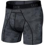 SAXX Kinetic Boxer Brief Optic Camo/Black M Fitness Unterwäsche