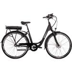 Saxxx City-E-Bike Advanced Plus, schwarz matt, 45 cm Rahmenhöhe