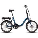 SAXXX E-Bike »Compact Plus S«, 3 Gang, Nabenschaltung, Frontmotor 250 W, blau