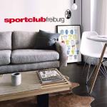 Sc Freiburg - Fußball Wandtattoo Sportclub Schriftzug Logo scf Wohnzimmer Sticker Wandbild selbstklebend 100x20cm - schwarz