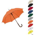 Orange DIVERSE Herrenregenschirme & Herrenschirme mit Klettverschluss aus Polyester 