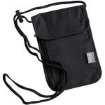 Schwarze Herrenbrustbeutel & Herrenbrusttaschen mit RFID-Schutz klein 