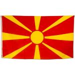 SCAMODA Mazedonien Flaggen & Mazedonien Fahnen aus Polyester wetterfest 