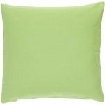 Grüne Scantex Quadratische Kissenbezüge & Kissenhüllen mit Reißverschluss aus Baumwolle 40x40 