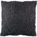 Schwarze Scantex Kissenbezüge & Kissenhüllen mit Reißverschluss aus Baumwolle 50x50 