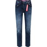 Schwarze CECIL Scarlett Slim Fit Jeans mit Pailletten für Damen Weite 29, Länge 30 