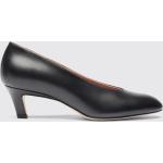 Schwarze Scarosso High Heels & Stiletto-Pumps aus Kalbsleder für Damen Größe 42 mit Absatzhöhe 5cm bis 7cm 