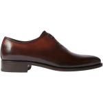 Braune Business Scarosso Hochzeitsschuhe & Oxford Schuhe aus Kalbsleder für Herren Größe 47 mit Absatzhöhe bis 3cm 