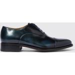 Blaue Business Scarosso Hochzeitsschuhe & Oxford Schuhe aus Kalbsleder für Herren Größe 43,5 mit Absatzhöhe bis 3cm 