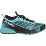 Reduzierte Aquablaue Scarpa Trailrunning Schuhe aus Mesh Atmungsaktiv für Damen Größe 39,5 