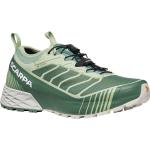 Grüne Scarpa Gore Tex Trailrunning Schuhe Leicht für Damen Größe 41,5 