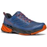 Blaue Scarpa Rush Gore Tex Trailrunning Schuhe für Herren Größe 41,5 