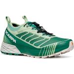 Reduzierte Grüne Scarpa Gore Tex Trailrunning Schuhe leicht für Damen Größe 38,5 
